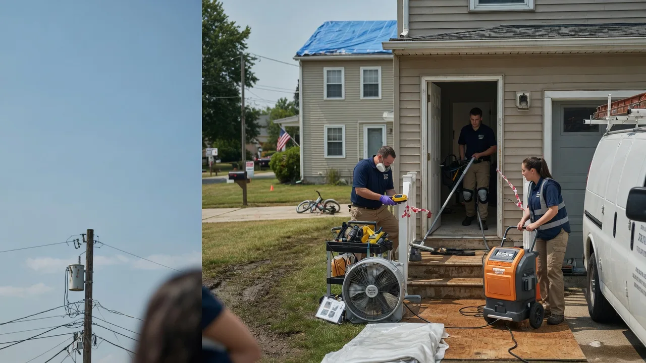 Water Damage Repair in Fairmount, IL near me